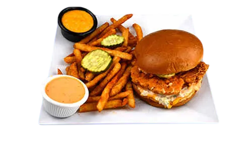 #10 - Cauli Sando with Fries (Vegetarian) — Nanu's Hot Chicken