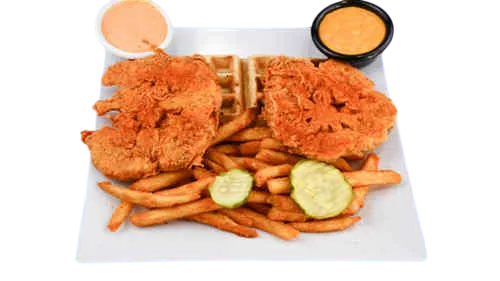 #11 - 2 Pc Cauli Tenders W/Fries (Vegetarian) — Nanu's Hot Chicken