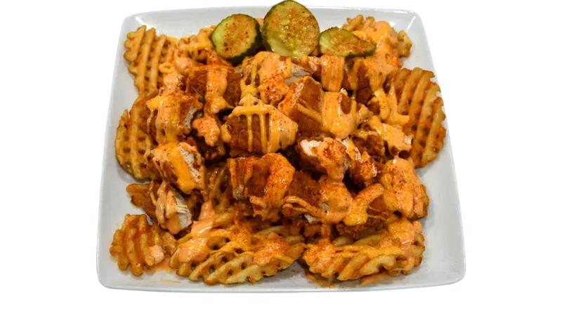 #5 - Loaded Waffle Fries — Nanu's Hot Chicken