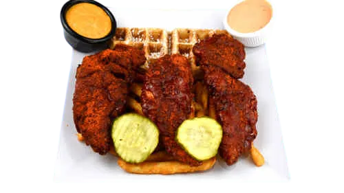 #6 - 3 Chicken Tenders with fries — Nanu's Hot Chicken