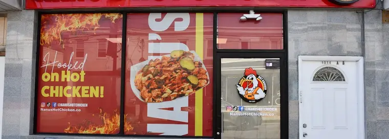 Nanu's Hot Chicken Prospect Park storefront