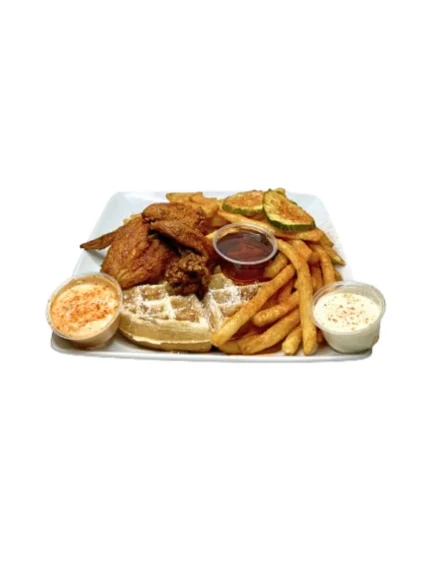 #9 - 3 Wings with fries
